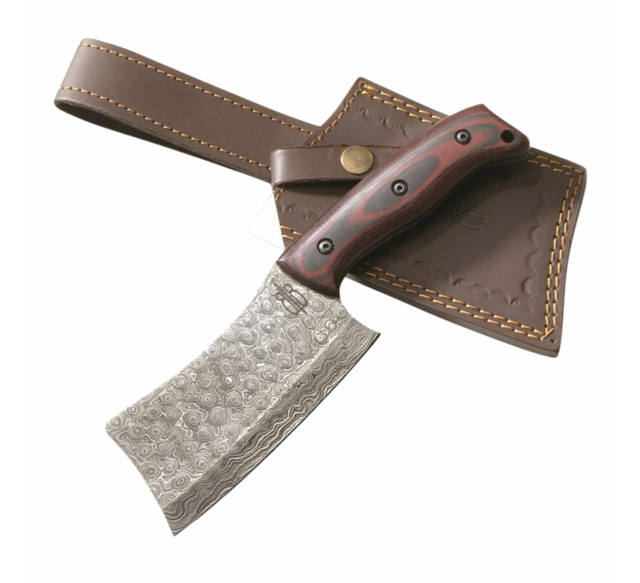 BNB Knives BNB91553 Damascus Cleaver BNB Knives BNB91553 Damascus Cleaver