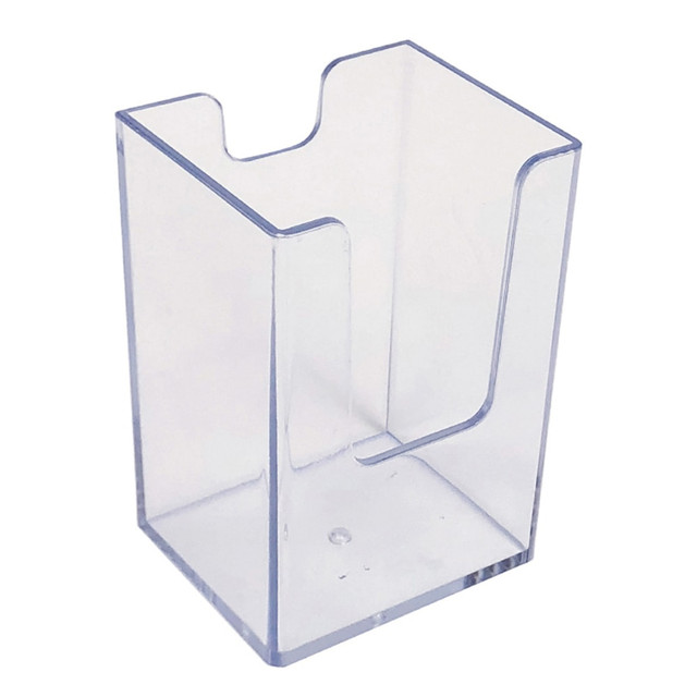 AZAR DISPLAYS 252019  Deep Vertical Business/Gift Card Holders, 3-1/2inH x 2-15/16inW x 1-15/16inD, Clear, Pack Of 10 Holders