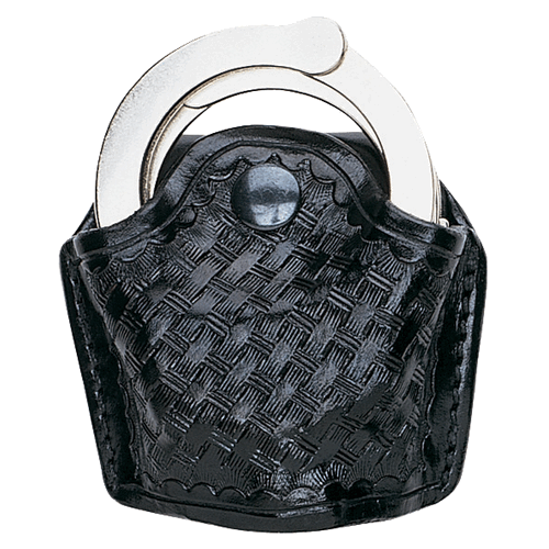 Aker Leather A506-BP Open Top Chain Handcuff Case