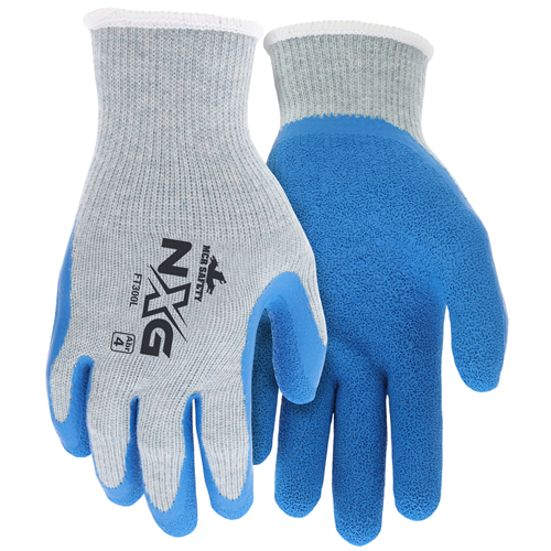 MCR Safety FT300XXL NXG 10 Gauge Grayshell Blue Latex