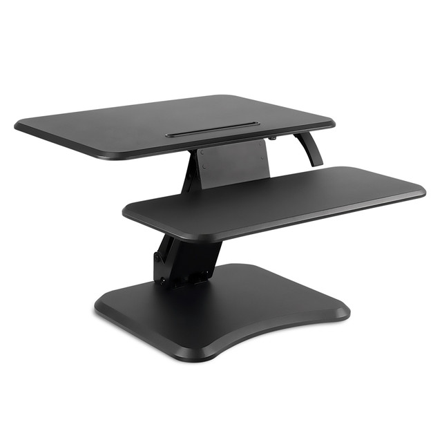 TRANSFORM PARTNERS LLC Mount-It! MI-7957  MI-7957 Height-Adjustable Standing Desk Riser, 6-1/8inH x 27inW x 7inD, Black