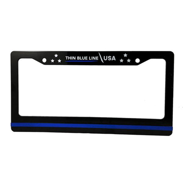 Thin Blue Line TBL-AM-LPF License Plate Frame - Thin Blue Line Thin Blue Line TBL-AM-LPF License Plate Frame - Thin Blue Line