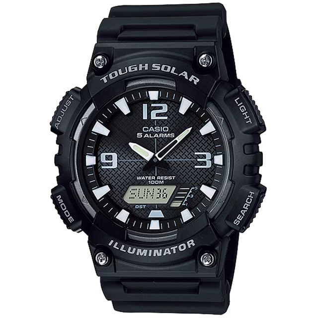 Casio AQS810W-1AVCF Solar Powered Analog-Digital Watch