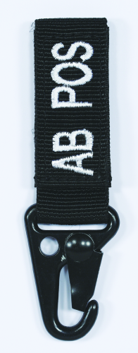 Voodoo Tactical 20-9728001000 Embroidered Blood Type Tags (AB+)
