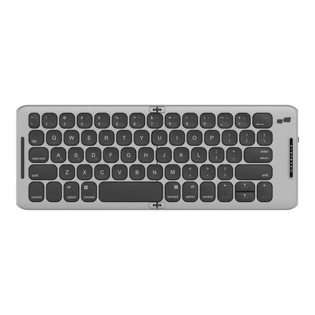 MOBILE PIXELS INC 109-1001P01 Mobile Pixels Keyboard - Wireless Connectivity - 104 Key - PC - Gunmetal