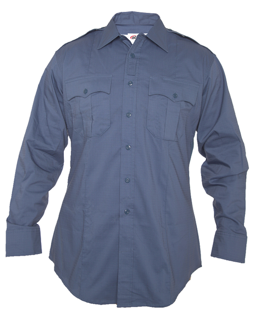 Elbeco 4428-17.5-37 Reflex Long Sleeve Shirt-Mens-French Blue Elbeco 4428-17.5-37 Reflex Long Sleeve Shirt-Mens-French Blue