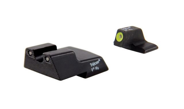 Trijicon HK110Y HD Night Sights - H&K .45C/P30/VP9 Trijicon HK110Y HD Night Sights - H&K .45C/P30/VP9