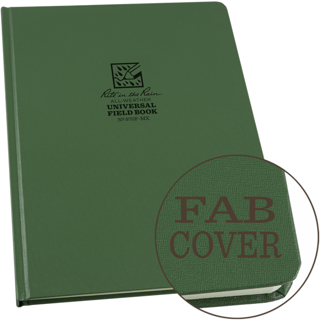 Rite in the Rain 970F-MX Hard-Cover Notebook - 8.75 x 11.25 Rite in the Rain 970F-MX Hard-Cover Notebook - 8.75 x 11.25