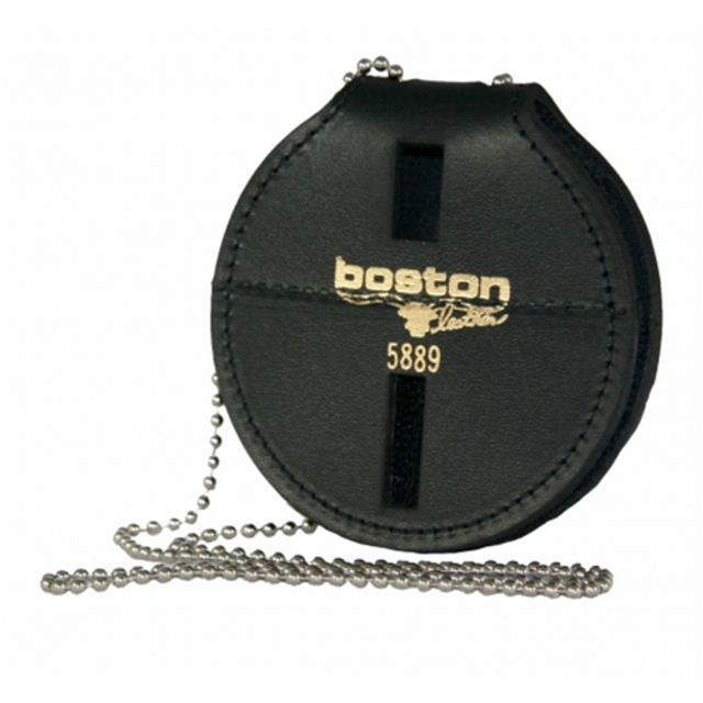 Boston Leather 5889SDX-1 Circle Badge Holder, Hook and Loop Closure Boston Leather 5889SDX-1 Circle Badge Holder, Hook and Loop Closure