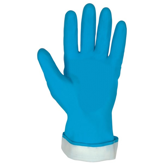 MCR Safety 5290PB Blue 18 mil flock 12 latex canner PR MCR Safety 5290PB Blue 18 mil flock 12 latex canner PR