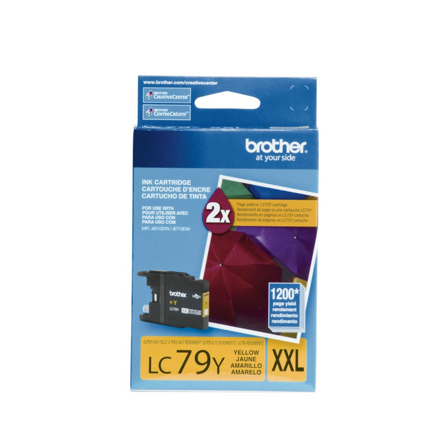 BROTHER INTL CORP LC79Y Brother LC79 Yellow Super-High-Yield Ink Cartridge, LC79Y BROTHER INTL CORP LC79Y Brother LC79 Yellow Super-High-Yield Ink Cartridge, LC79Y