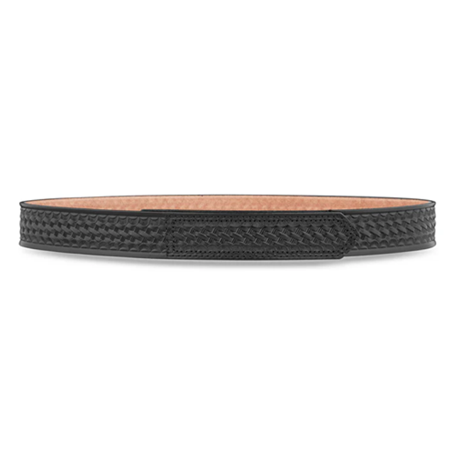 Dutyman 1321-34 1-1/2"" Basketweave Leather Hook & Loop Tip Belt