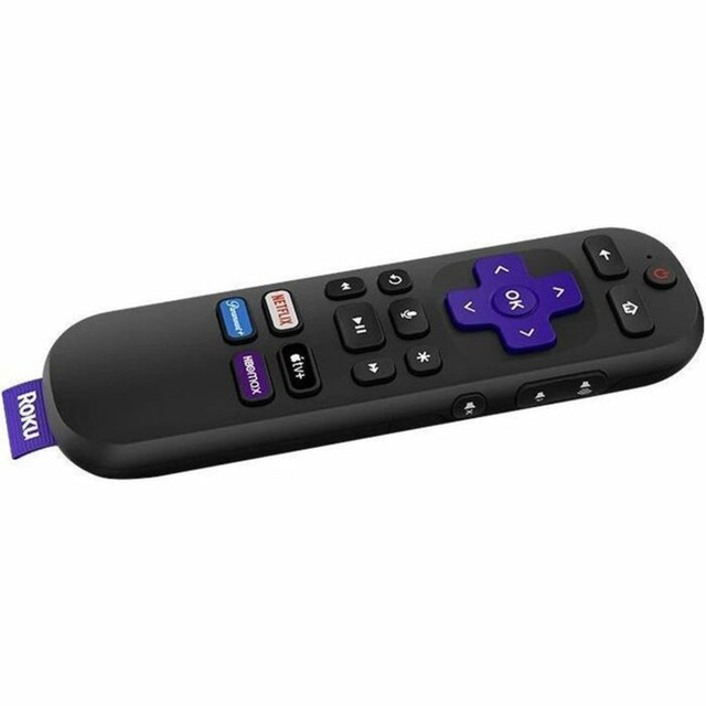 ROKU, INC. RCA1R Roku RCA1R Device Remote Control - For TV, Roku, Media Player - BatteryBlack ROKU, INC. RCA1R Roku RCA1R Device Remote Control - For TV, Roku, Media Player - BatteryBlack