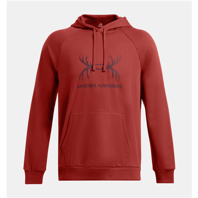 Under Armour 1388086840XL Men's UA Rival Fleece Antler Hoodie