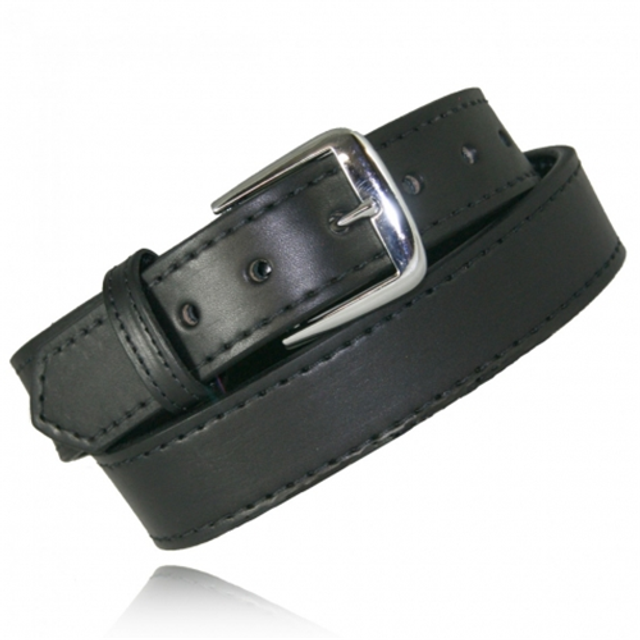 Boston Leather 6582L-BRN-1-54-GLD Traditional 1 1/2 Off Duty Belt