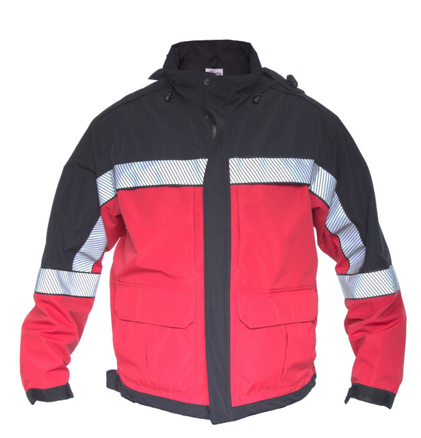 Elbeco SH3214RN-XL-R Shield Color Block Duty Jacket-Red/Navy