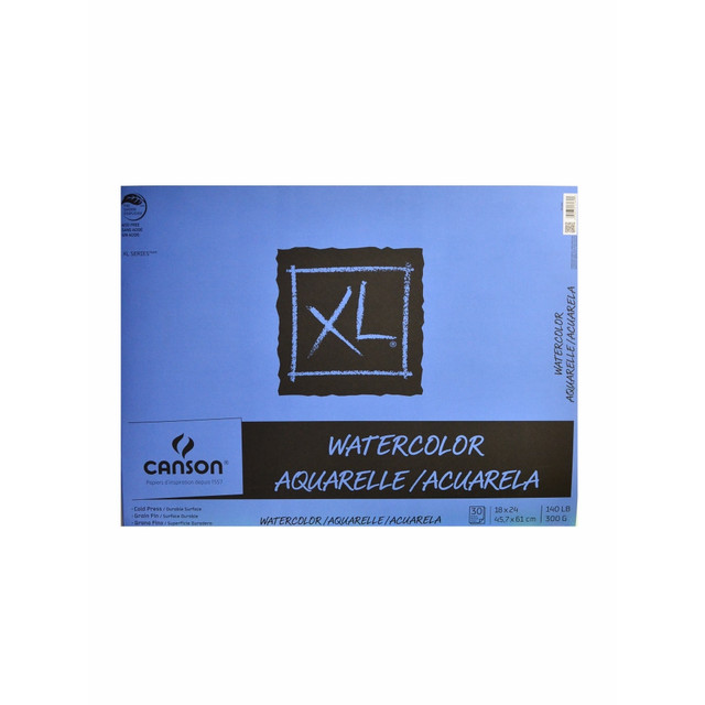 CANSON, INC. 100510944 Canson XL Watercolor Pad, 18in x 24in, 30 Sheets Per Pad