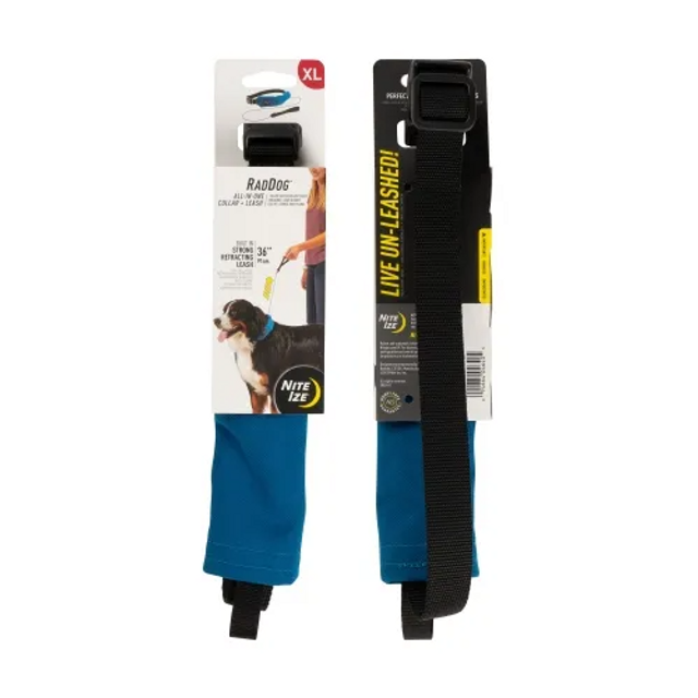Nite-Ize RRLXL-03-R3 RadDog All-In-One Collar + Leash