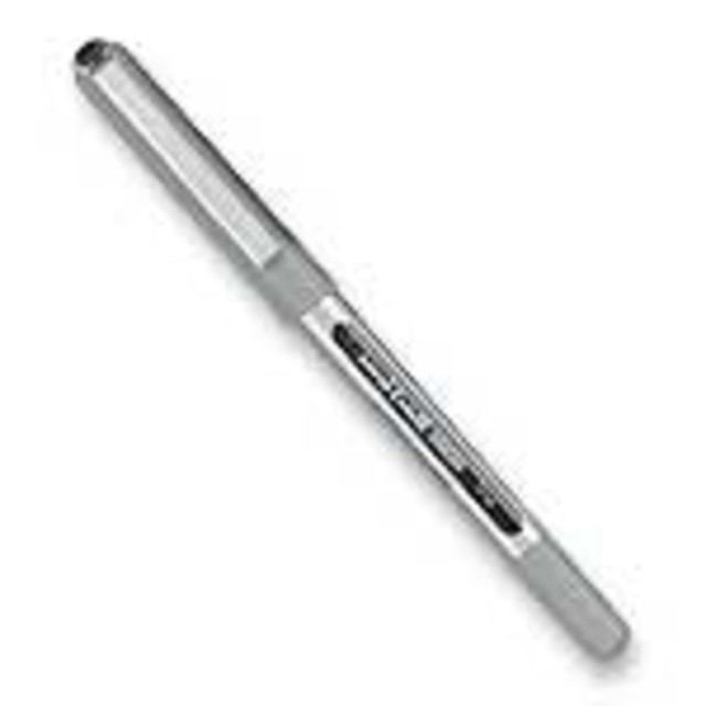 MITSUBISHI PENCIL CO.UK LTD 60126EA uni-ball Vision Liquid Ink Rollerball Pen, Fine Point, 0.7 mm, Gray Barrel, Black Ink MITSUBISHI PENCIL CO.UK LTD 60126EA uni-ball Vision Liquid Ink Rollerball Pen, Fine Point, 0.7 mm, Gray Barrel, Black Ink