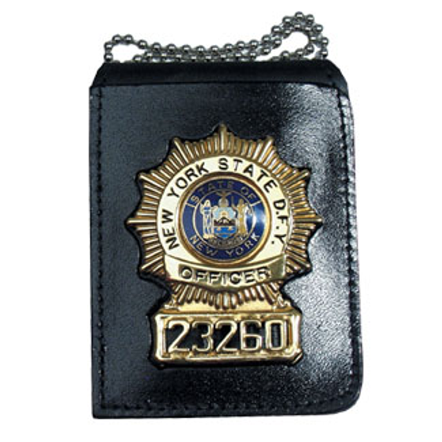 Perfect Fit 114 Recessed Badge Holder w/ Chain Perfect Fit 114 Recessed Badge Holder w/ Chain