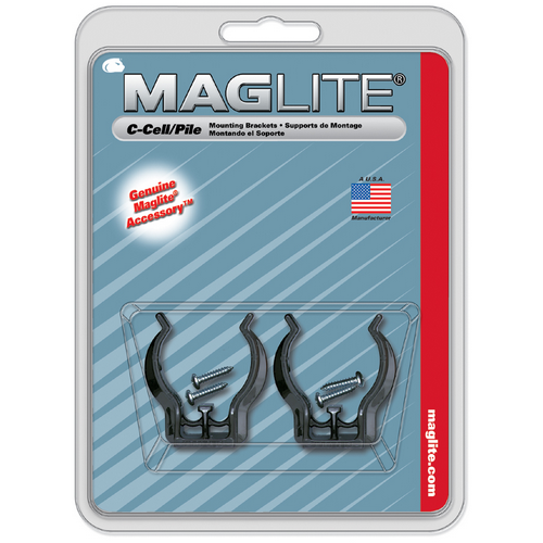 Maglite ASXCAT6 C-Cell Mounting Bracket (2 Pack)