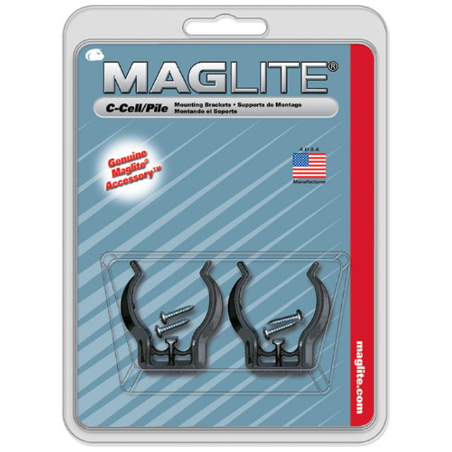Maglite ASXCAT6 C-Cell Mounting Bracket (2 Pack)