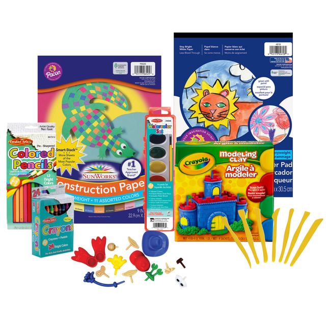 EDUCATORS RESOURCE EDRAC20KIT7  Arts & Crafts Kit 7, Pre-K to Grade 2