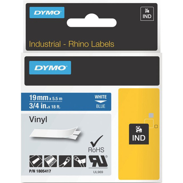 NEWELL BRANDS INC. 1805417 DYMO White on Blue Color Coded Label, LJ7442 NEWELL BRANDS INC. 1805417 DYMO White on Blue Color Coded Label, LJ7442