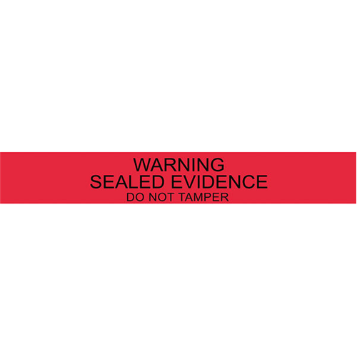 Lightning Powder 1005396 7"" RED WARNING SEALS (100)
