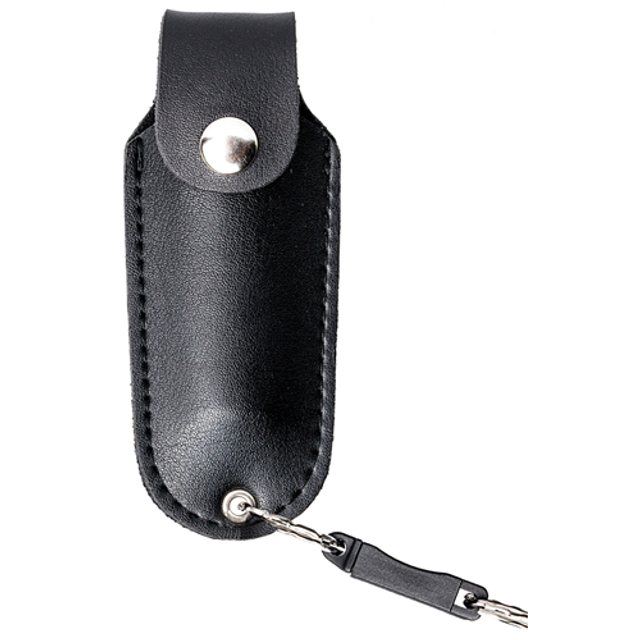 Smith & Wesson SWP-1203 1/2oz Pepper Spray w/ Leather Holster & Quick Release Clip Smith & Wesson SWP-1203 1/2oz Pepper Spray w/ Leather Holster & Quick Release Clip