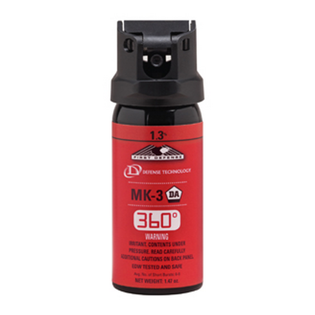 Defense Technology 1089741 First Defense 360 1.3% MK-3 Stream OC Aerosol Defense Technology 1089741 First Defense 360 1.3% MK-3 Stream OC Aerosol