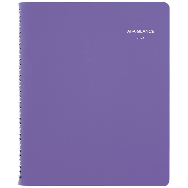 ACCO BRANDS USA, LLC 938P-905-24 2024-2025 AT-A-GLANCE Beautiful Day Weekly/Monthly Appointment Book Planner, 8-1/2in x 11in, Lavender, January 2024 To January 2025, 938P-905