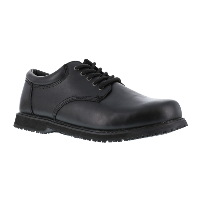 Reebok G1120-EW-13.0 Grabbers - Friction Plain Toe Oxford w/ Soft Toe - Black