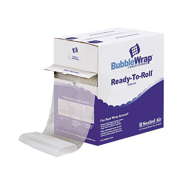SEALED AIR CORPORATION GNR11103WR Sealed Air Ready-To-Roll Bubble Packing Material, 12in x 65ft SEALED AIR CORPORATION GNR11103WR Sealed Air Ready-To-Roll Bubble Packing Material, 12in x 65ft