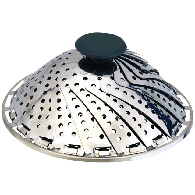 STARFRIT USA INC 094296-006-0000 Starfrit Stainless Steel Vegetable Steamer, Silver STARFRIT USA INC 094296-006-0000 Starfrit Stainless Steel Vegetable Steamer, Silver