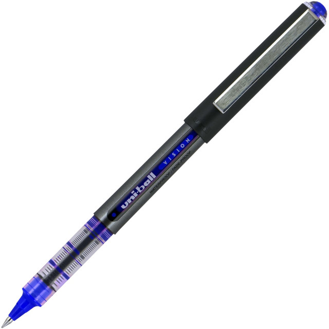 MITSUBISHI PENCIL CO.UK LTD 60108EA uni-ball Vision Liquid Ink Rollerball Pen, Extra-Fine Point, 0.5 mm, Blue Barrel, Blue Ink