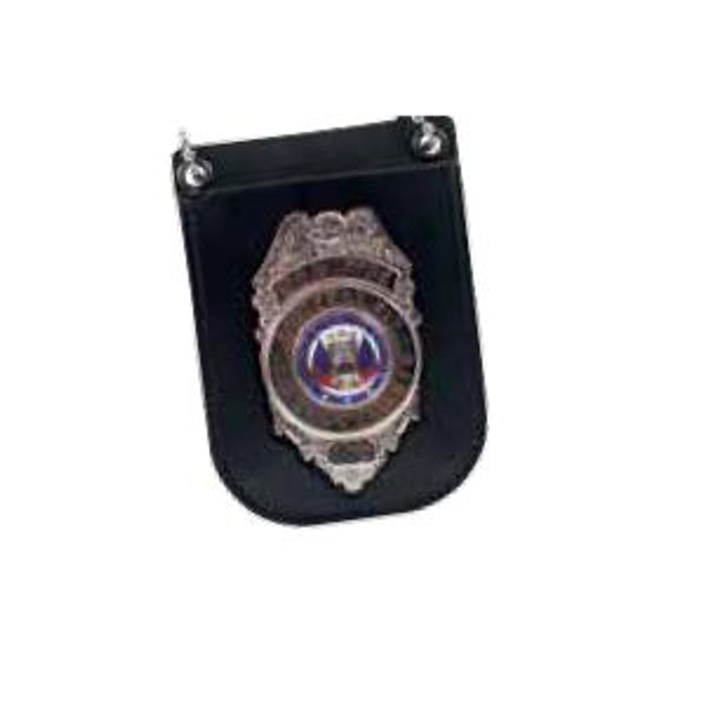 Perfect Fit 721 Recessed Badge Holder w/ Clip & Chain