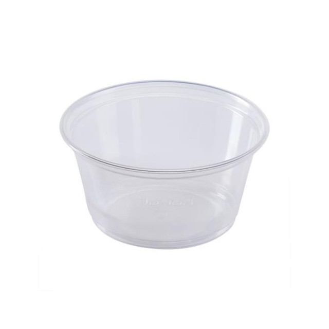 LOLLICUP USA, INC. Karat FP-P325-PP  Plastic Portion Cups, 3.25 Oz, Clear, Set Of 50 Cups