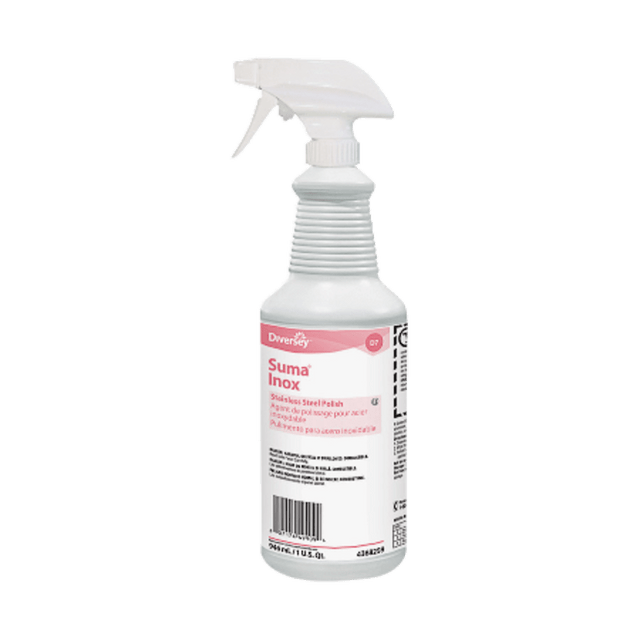 SEALED AIR CORPORATION 94368259 JohnsonDiversey Suma Inox Stainless Steel Polish, 32 Oz Bottle