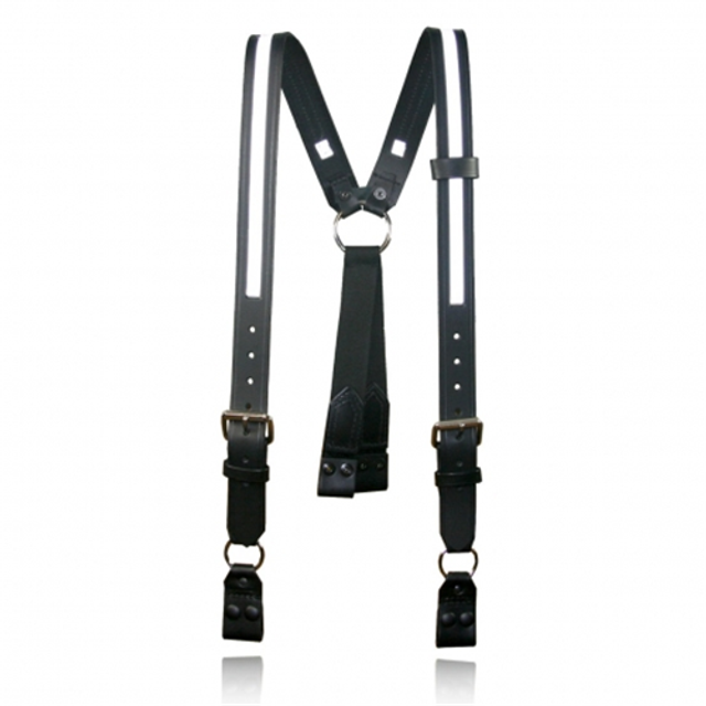 Boston Leather 9177-3-XL Firefighter‚s Suspenders, Loop Attachment