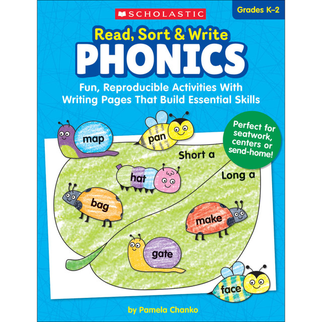 SCHOLASTIC TEACHER RESOURCES 9781338606485 Scholastic Read, Sort & Write: Phonics Book, Preschool - Grade 2