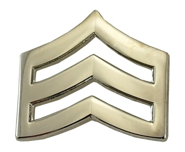 Hero's Pride 4407MN Sergeant Chevron Mini 3/4'' Wide - Pair