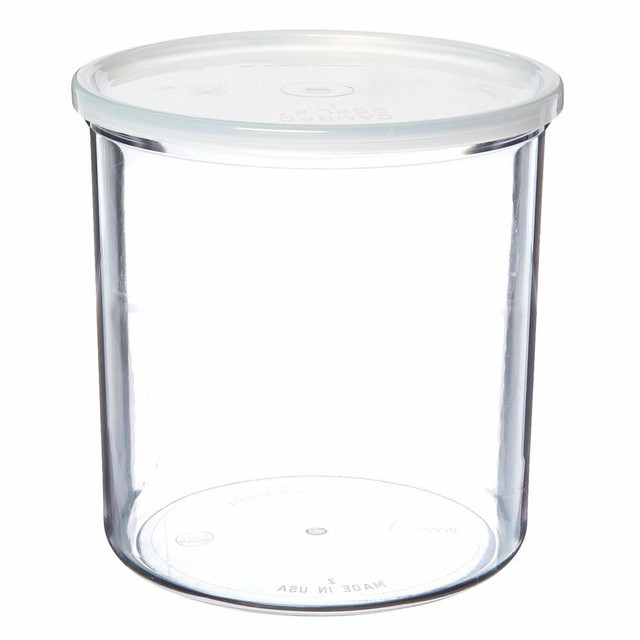 CAMBRO MFG. CO. Cambro IGCCP12152  Round Crocks With Lids, 1.2-Quart, Clear, Set Of 12 Crocks