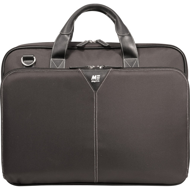 MOBILE EDGE LLC MEBCNS1 Mobile Edge Select Nylon Laptop Briefcase - Briefcase - Shoulder Strap , Trolley Strap , Handle - 16in Screen Support - Ballistic Nylon - Black