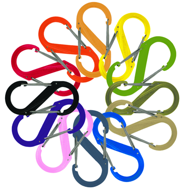 Nite-Ize SBP2-03-28BG Dual Carabiner Plastic