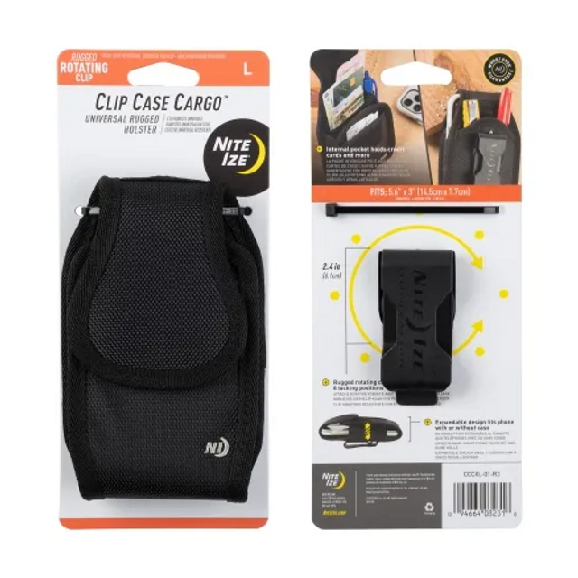 Nite-Ize CCCXL-01-R3 Clip Case Cargo Universal Rugged Holsters