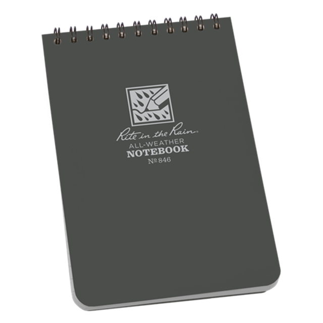 Rite in the Rain 846 Top Spiral Notebook - 4 x 6 Rite in the Rain 846 Top Spiral Notebook - 4 x 6