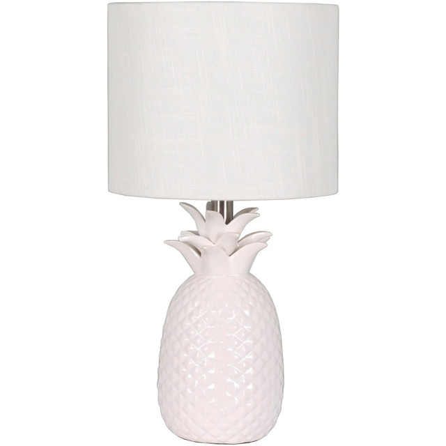 ADESSO INC SL1163-02 Adesso Simplee Pineapple Table Lamp, 17inH, White