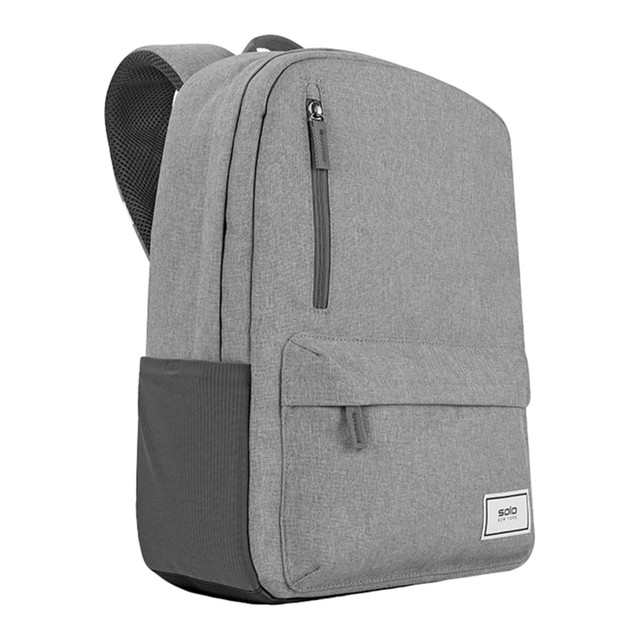 UNITED STATES LUGGAGE UBN761-10 Solo New York Bags Recover Recycled Backpack With 15.6in Laptop Pocket, 51% Recycled, Gray UNITED STATES LUGGAGE UBN761-10 Solo New York Bags Recover Recycled Backpack With 15.6in Laptop Pocket, 51% Recycled, Gray