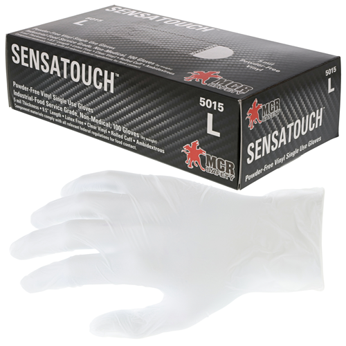 MCR Safety 5015S Vinyl Disp Industrial Grade Pwd Free